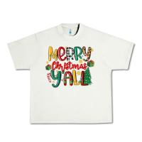 Pistachio merry christmas y'all Urban Heavy Tee - MaliasSmallBusiness