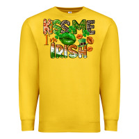 Lemon Kiss me i am irish St. Patrick's Day Premium Sweatshirt - CowGirlArtShop