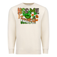 Sandshell Kiss me i am irish St. Patrick's Day Premium Sweatshirt - CowGirlArtShop