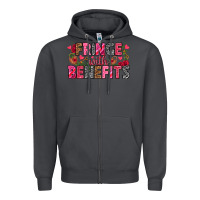 Smoke Fringe with benefits Valentine's Day Zipper Hoodie - HowdyJamesFarm