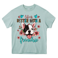 Arona life is better with a frenchie Heavy Core Tee - Jasminsmagicworld