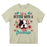 Mossy life is better with a frenchie Heavy Core Tee - Jasminsmagicworld