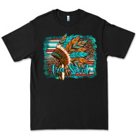 Black free spirit native american indian headdress Premium Tee - Artiststas