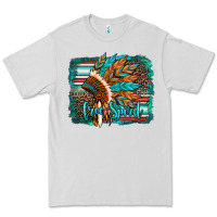 Dove Grey free spirit native american indian headdress Premium Tee - Artiststas
