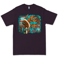 Plum free spirit native american indian headdress Premium Tee - Artiststas