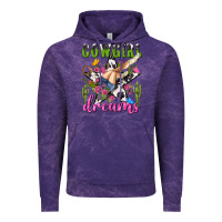 Cloud Purple western rodeo cowgirl dreams Vintage Hoodie - NancyCooperArtShop