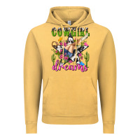 Vintage Mustard western rodeo cowgirl dreams Vintage Hoodie - NancyCooperArtShop