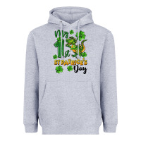 Heather Grey My first St. Patrick's Day Heavyweight Hoodie - CowGirlArtShop