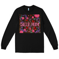 Black cheer mom party Long Sleeve Tee - LillyAllenDesigns