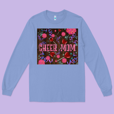Cheer Mom Party Long Sleeve Tee Designed By Lillyallendesigns