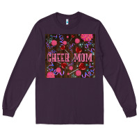 Plum cheer mom party Long Sleeve Tee - LillyAllenDesigns