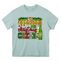 Arona cold beer and christmas cheer with beer bottles Heavy Core Tee - AdoDesignShop