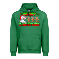 Emerald Merry Christmas Urban Hoodie - CowhideDigitalArt