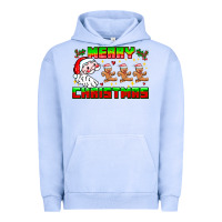 Pigment Grape Ice Merry Christmas Urban Hoodie - CowhideDigitalArt