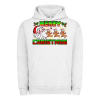 Pigment Lunar Rock Merry Christmas Urban Hoodie - CowhideDigitalArt