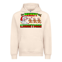 Sandshell Merry Christmas Urban Hoodie - CowhideDigitalArt