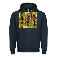 Navy flannels hayrides pumpkins bonfires fall Zipper Hoodie - TumblerDesignByShophia