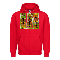 Red flannels hayrides pumpkins bonfires fall Zipper Hoodie - TumblerDesignByShophia