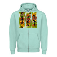 Seafoam flannels hayrides pumpkins bonfires fall Zipper Hoodie - TumblerDesignByShophia