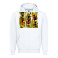 White flannels hayrides pumpkins bonfires fall Zipper Hoodie - TumblerDesignByShophia
