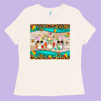Summer Gnomes Ladies Tee Designed By Artiststas