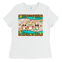 White summer gnomes Ladies Tee - Artiststas