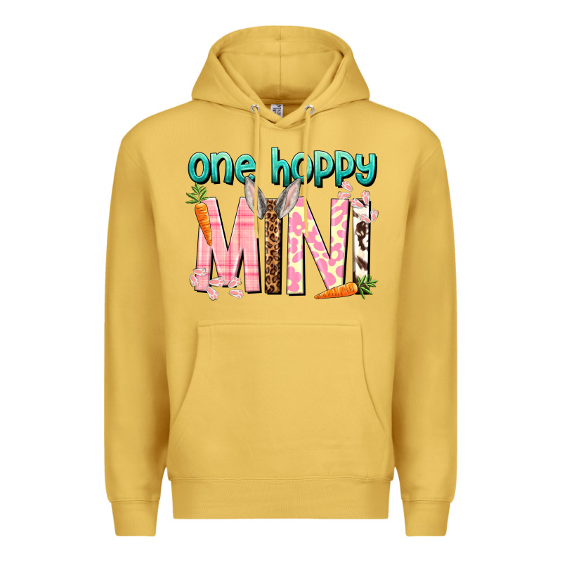 One Hoppy Mini Easter Day Premium Hoodie by HowdyJamesFarm | Teevron