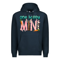 Navy One hoppy Mini Easter Day Premium Hoodie - HowdyJamesFarm