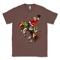 Chestnut christmas cowboy santa Classic Tee - MaliasSmallBusiness