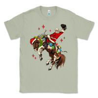 Matcha christmas cowboy santa Classic Tee - MaliasSmallBusiness