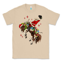 Mushroom christmas cowboy santa Classic Tee - MaliasSmallBusiness