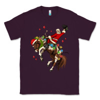 Plum christmas cowboy santa Classic Tee - MaliasSmallBusiness