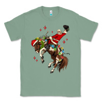Sage christmas cowboy santa Classic Tee - MaliasSmallBusiness