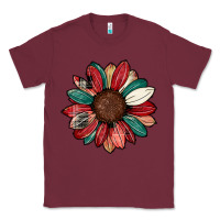 Burgundy Christmas sunflower Classic Tee - CowhideDigitalArt
