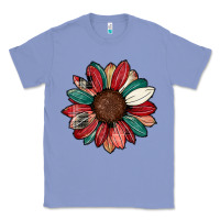 Colony Blue Christmas sunflower Classic Tee - CowhideDigitalArt