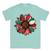 Seafoam Christmas sunflower Classic Tee - CowhideDigitalArt