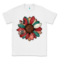 White Christmas sunflower Classic Tee - CowhideDigitalArt