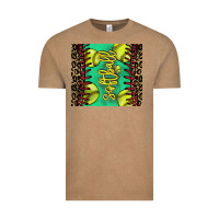 Vintage Coffee softball leopard Vintage Tee - NancyCooperArtShop