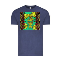 Vintage Denim softball leopard Vintage Tee - NancyCooperArtShop