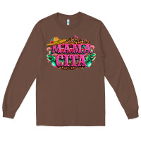 Chestnut vibrant fiesta typography Long Sleeve Tee - LillyAllenDesigns