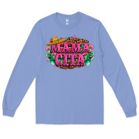 Colony Blue vibrant fiesta typography Long Sleeve Tee - LillyAllenDesigns