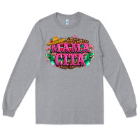 Heather Grey vibrant fiesta typography Long Sleeve Tee - LillyAllenDesigns