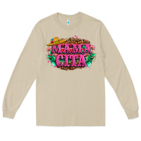 Mushroom vibrant fiesta typography Long Sleeve Tee - LillyAllenDesigns