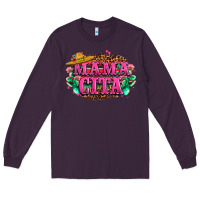 Plum vibrant fiesta typography Long Sleeve Tee - LillyAllenDesigns