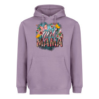 Lavender Girl mama butterfly mother's day Heavyweight Hoodie - HowdyJamesFarm