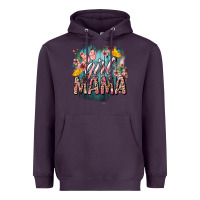 Plum Girl mama butterfly mother's day Heavyweight Hoodie - HowdyJamesFarm