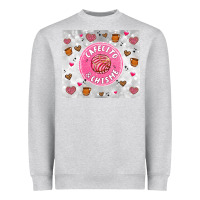 Heather Grey cafecito y chisme Heavyweight Sweatshirt - Artiststas