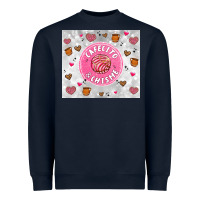 Navy cafecito y chisme Heavyweight Sweatshirt - Artiststas