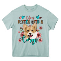 Arona life is better with a corgi Heavy Core Tee - Jasminsmagicworld