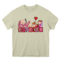 Mossy valentines day teacher Heavy Core Tee - AdoDesignShop